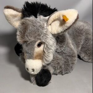 Steiff VTG Molly Esel Donkey Plush 26” #101526